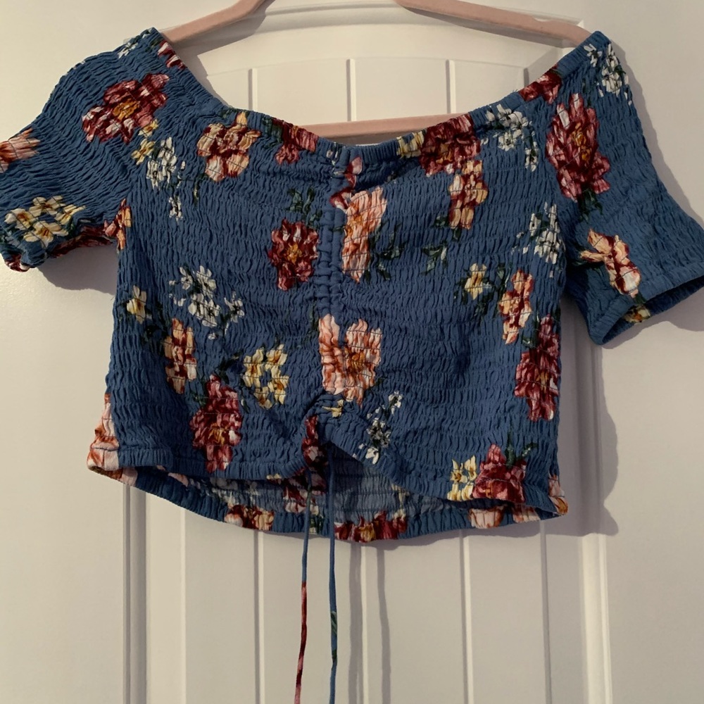 Flower crop top
